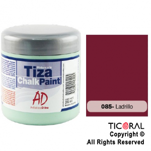 PINTURA TIZA AD 085 LADRILLO 200ML X 3 UNIDADES